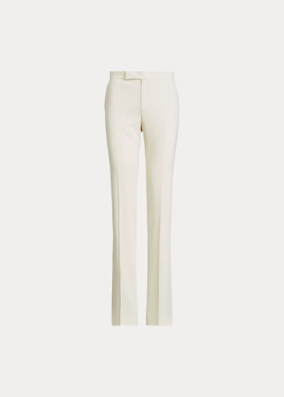 Women's Ralph Lauren Seth Wool Gabardine Pants | 013942MWD